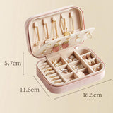 Travel Jewelry Box with Compartments for Rings, Watches, Bracelets - Women Gift