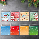 100Pcs Christmas Candy Cookie Gift Bags Xmas Party Decor Favors