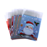 100Pcs Christmas Candy Cookie Gift Bags Xmas Party Decor Favors