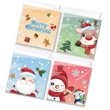 100Pcs Christmas Candy Cookie Gift Bags Xmas Party Decor Favors