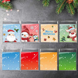 100Pcs Christmas Candy Cookie Gift Bags Xmas Party Decor Favors