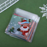 100Pcs Christmas Candy Cookie Gift Bags Xmas Party Decor Favors