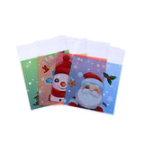 100Pcs Christmas Candy Cookie Gift Bags Xmas Party Decor Favors