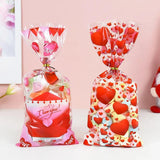 Valentines Gift Bags Heart Candy Treat Bag Wedding Favor Pouch