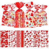 Valentines Gift Bags Heart Candy Treat Bag Wedding Favor Pouch