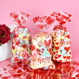 Valentines Gift Bags Heart Candy Treat Bag Wedding Favor Pouch