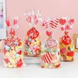Valentines Gift Bags Heart Candy Treat Bag Wedding Favor Pouch
