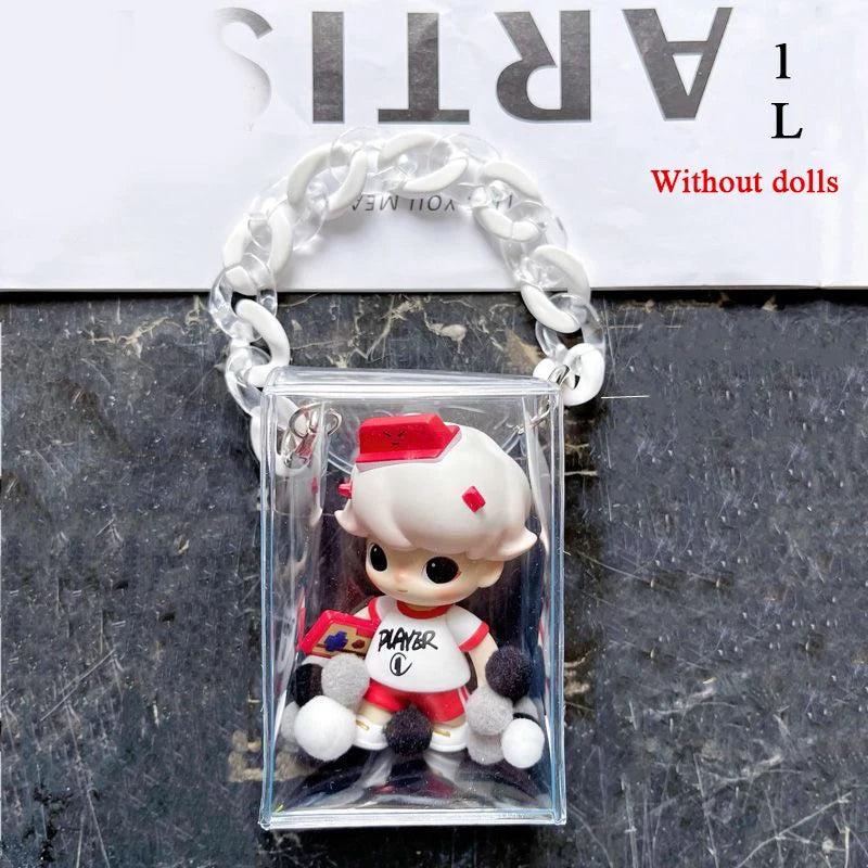 Doll Bag Jewelry Organizer Translucent Box