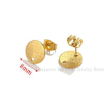 10pcs Stainless Steel Earring Hooks Findings Components