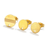10pcs Stainless Steel Earring Hooks Findings Components