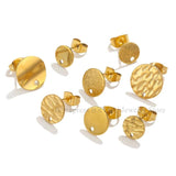 10pcs Stainless Steel Earring Hooks Findings Components