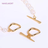 18K Plated Irregular Toggle Clasp for DIY Jewelry Making