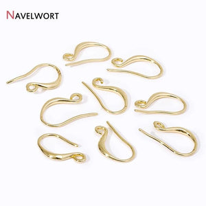 5Pairs 14K/18K Plated Earring Hooks Earwire DIY Jewelry Making Findings