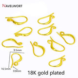5Pairs 14K/18K Plated Earring Hooks Earwire DIY Jewelry Making Findings