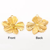 3pcs Stainless Steel Daisy Flower Charms for DIY Jewelry Making