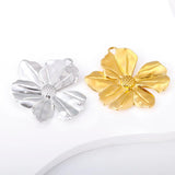 3pcs Stainless Steel Daisy Flower Charms for DIY Jewelry Making