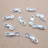 20PCS 925 Sterling Silver Lobster Clasps + Opening Jump Rings for Necklace