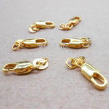 20PCS 925 Sterling Silver Lobster Clasps + Opening Jump Rings for Necklace
