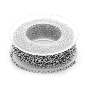 5M Stainless Steel Tail Chains DIY Jewelry Findings Supplies
