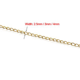 5M Stainless Steel Tail Chains DIY Jewelry Findings Supplies