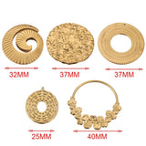 5pcs Stainless Steel Charms for Jewelry Making - DIY Jewelry Findings