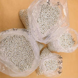 925 Sterling Silver Loose Beads Round Spacer Beads for Jewelry Making