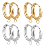 10PCS Stainless Steel Ear Hooks Earring Parts Connectors for Jewelry Making