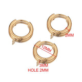 10PCS Stainless Steel Ear Hooks Earring Parts Connectors for Jewelry Making