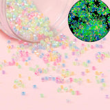 10g 700pcs Luminous Glow In The Dark Glass Seed Beads for Jewelry Making