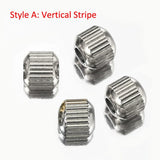 50pcs Stainless Steel Beads 4mm 6mm Spacer Loose Beads for Jewelry Making