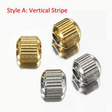 50pcs Stainless Steel Beads 4mm 6mm Spacer Loose Beads for Jewelry Making