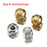 50pcs Stainless Steel Beads 4mm 6mm Spacer Loose Beads for Jewelry Making