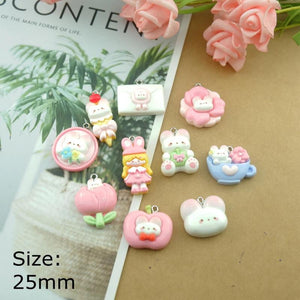 Rabbit Earring Charms for Bracelets DIY Jewelry Making Pendants Bulk