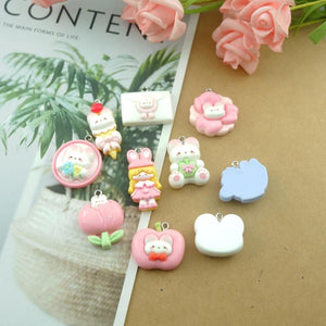 Rabbit Earring Charms for Bracelets DIY Jewelry Making Pendants Bulk