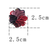 Fabric Tassel Flower Pendant Handmade Jewelry Making DIY Earrings
