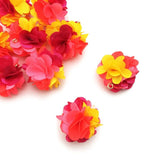 Fabric Tassel Flower Pendant Handmade Jewelry Making DIY Earrings