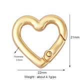 Silver Rose Oval Jewelry Clasp Push Gate Lock