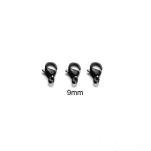 25Pcs/Lot Lobster Clasps Stainless Steel Necklace Hooks Bracelet Connectors