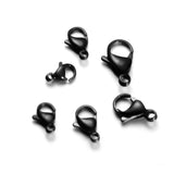 25Pcs/Lot Lobster Clasps Stainless Steel Necklace Hooks Bracelet Connectors