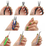 DIY Jewelry Tool Set with Scissors, Tweezers, Pliers