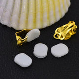 50PCS Transparent Silicone Ear Clip Pad Earrings Components