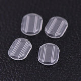 50PCS Transparent Silicone Ear Clip Pad Earrings Components