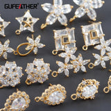 18k Plated Copper Zircon Earring Accessories