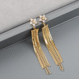 18k Plated Copper Zircon Earring Accessories