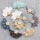 Tassel Flower Charms Handmade Jewelry Making Findings