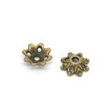 DIY Earrings Jewelry Beads Caps Antique Bronze Findings 150PCs