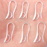 10PCS 925 Silver Earring Hooks For Crystal Beads