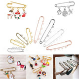 10Pcs Safety Pins Brooch Blank Base Brooch Pins 50/80/90mm