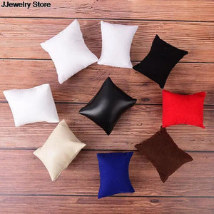 PU Leather Bracelet Watch Pillow Jewelry Display