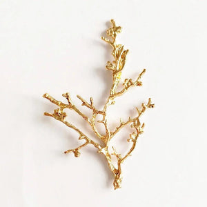 10 PCS Vintage KC Flowers Branch Connectors for Jewelry Making